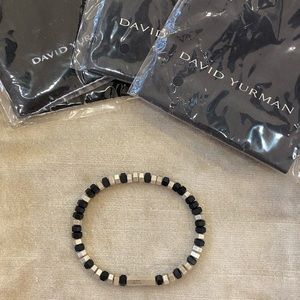 David Yurman Spiritual Beads Hex Bracelet w/ Black Onyx
